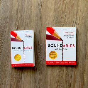 Boundaries book & workbook by Dr. Henry Cloud